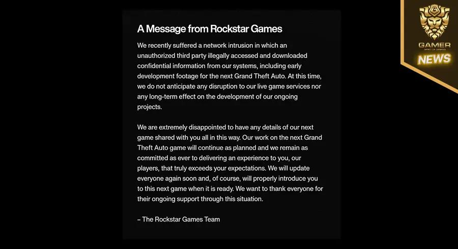 เป็นเรื่องซะงั้น! Rockstar Games ยืนยัน ข้อมูลหลุดของ GTA 6 เป็นของจริง